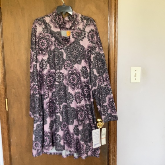 Ruby Rd paisley boho print pullover dress size 2X - Picture 4 of 16